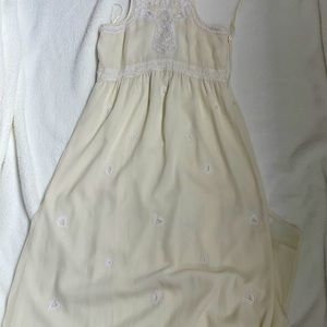 Gorgeous white maxi dress from Zara